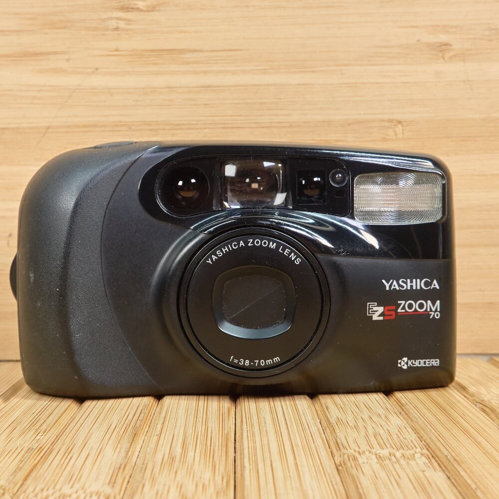 Vintage Yashica EZS Zoom 70, 35mm Point and Shoot Film Camera, Made in Japan
